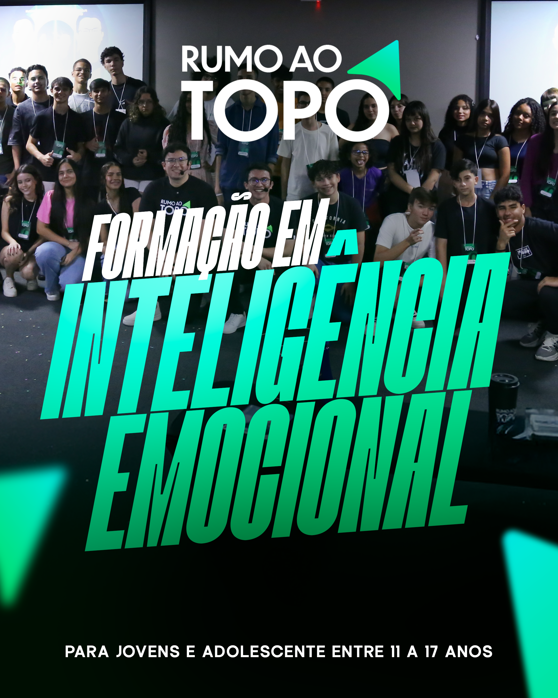 Jovens participantes do Rumo ao Topo